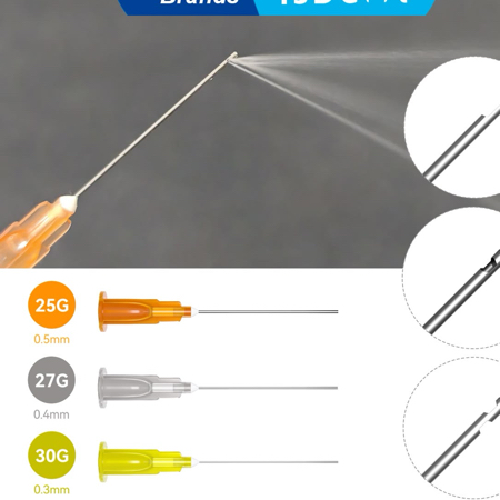 إبر ري للأسنان — 100 قطعة Irrigation Needles