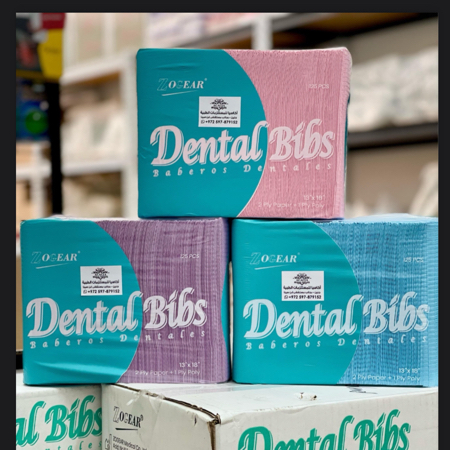 مراييل / شرشف طاولة Dental Bibs ZoeGear 500 pcs